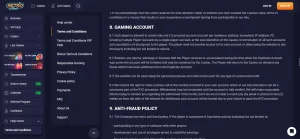 View of the current RetroBet Australian terms showing the KYC and withdrawal-verification clauses